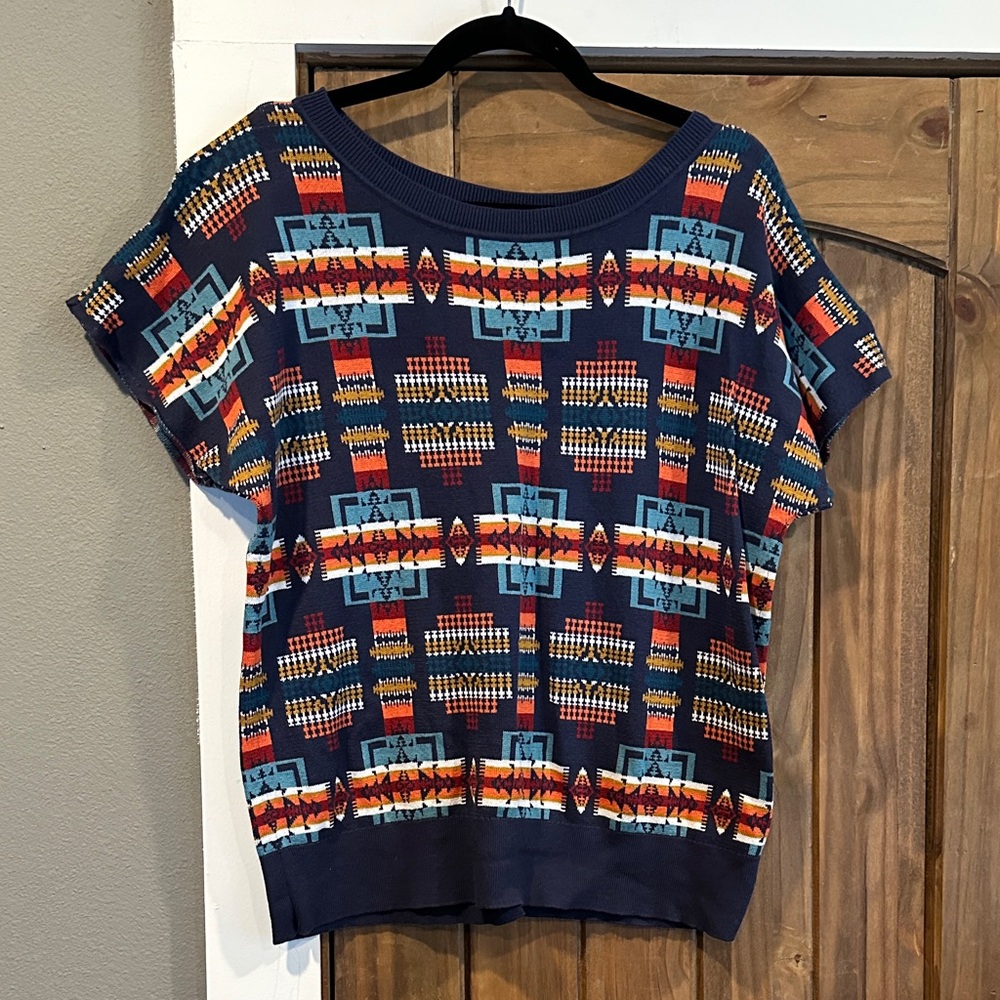 Pendleton Multicolor Geometric Sweater
